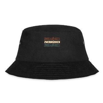 German city Zweibrücken Rhineland-Palatinate - Bucket Hat - black - Front - Lela (165cm)