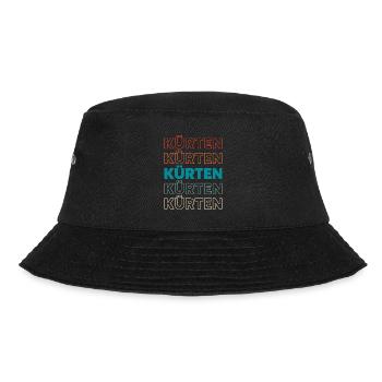 Deutsche Stadt Kürten Nordrheinwestfalen - Bucket Hat - Schwarz - Vorne - Lela (165cm)