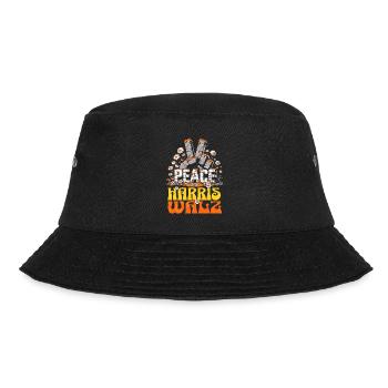 Retro Paix Kamala Harris Waltz 2024 - Bob - noir - Devant - Lela (165cm)