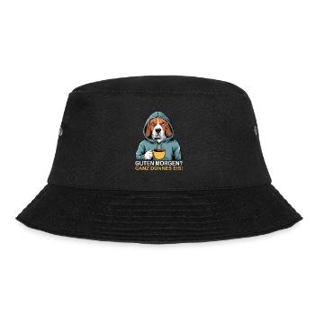 Good morning very thin funny beagle - Bucket Hat - black - Front - Lela (165cm)