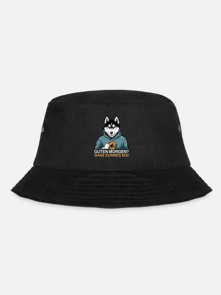 Guten Morgen Ganz Dünnes Eis - Bucket Hat - Schwarz