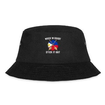 Arnis Eskrima Kali Philippinische FMA - Bucket Hat - Schwarz - Vorne - Lela (165cm)