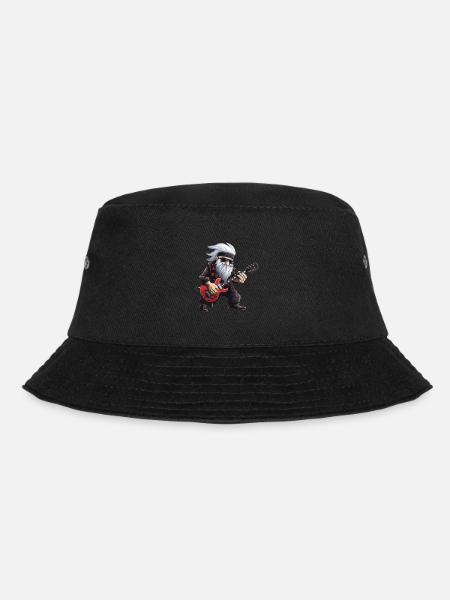 Weihnachtsmann Gitarre Santa - Bucket Hat - Schwarz