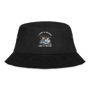 I Got A Heart Like A Truck - Bucket Hat - black - Front - Lela (165cm)