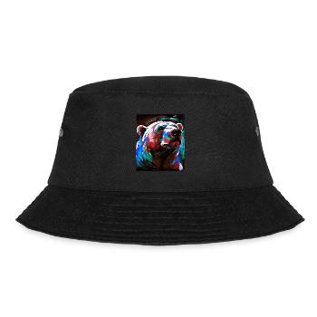 Polar Bear Portrait Polar Bear - Bucket Hat - black - Front - Lela (165cm)