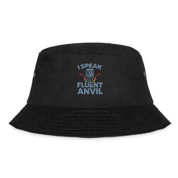 Blacksmith metalworker - Bucket Hat - black - Front - Lela (165cm)