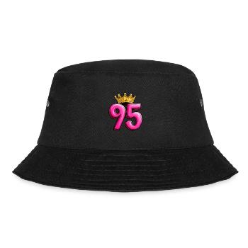 95 Number Crown - Bucket Hat - black - Front - Lela (165cm)