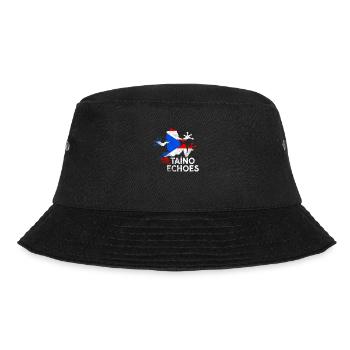 Taíno spiegelt den Stolz seiner karibischen Abstammung wider - Bucket Hat - Schwarz - Vorne - Lela (165cm)