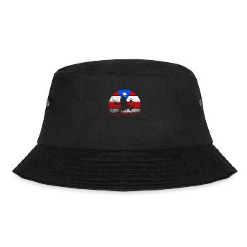 Taino Echoes Coqui Puerto Rican Heritage - Bucket Hat - black - Front - Lela (165cm)