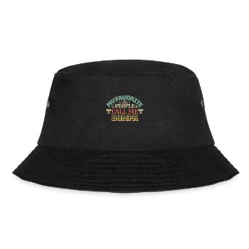 My favorite people call me Bompa - Bucket Hat - black - Front - Lela (165cm)