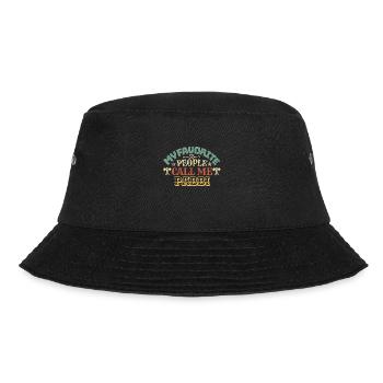 My favorite people call me Pabbi - Bucket Hat - black - Front - Lela (165cm)