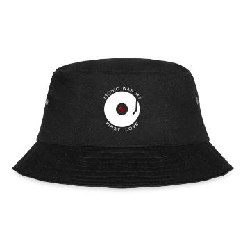 Music was my first love - Bucket Hat - Schwarz - Vorne - Lela (165cm)