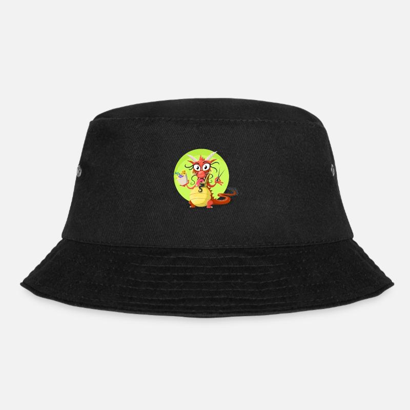 dragon - Bucket Hat - black