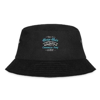 Glitter Connemara-Pony - Bucket Hat - Schwarz - Vorne - Lela (165cm)