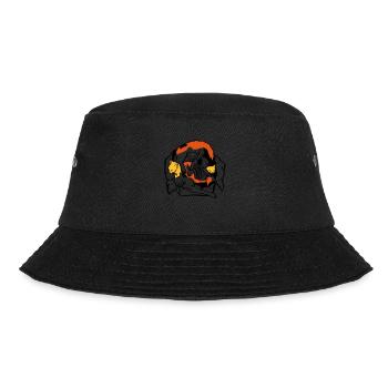 Katzen in Box - Bucket Hat - Schwarz - Vorne - Lela (165cm)