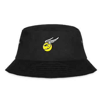 tennisball2_3c - Bucket Hat - Schwarz - Vorne - Lela (165cm)