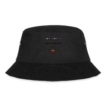 JOYEUX ANNIVERSAIRE. ANNIVERSAIRE. HAPPY BIRTHDAY - Bucket Hat - Schwarz - Vorne - Lela (165cm)