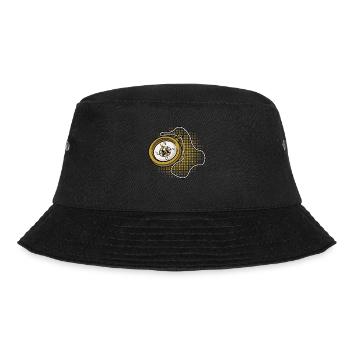 Compass with cord vintage stil by The Manzanita´s - Bucket Hat - Schwarz - Vorne - Lela (165cm)