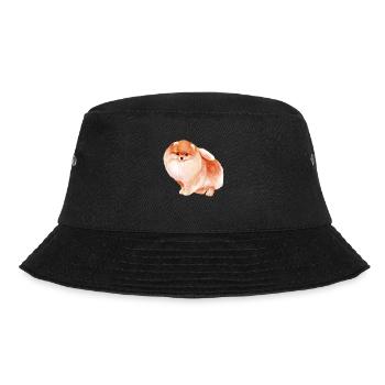 Pomeranian - Bucket Hat - black - Front - Lela (165cm)
