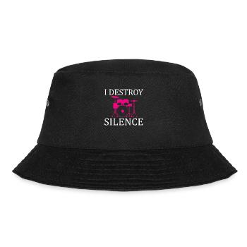 Rock and Roll Rock Music - Bucket Hat - black - Front - Lela (165cm)