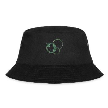 Induktion 02 - Bucket Hat - Schwarz - Vorne - Lela (165cm)