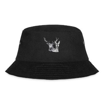 Deer and doe - Bucket Hat - black - Front - Lela (165cm)