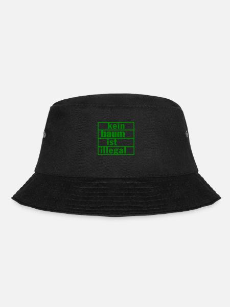 Kein baum ist illegal - Bucket Hat - Schwarz