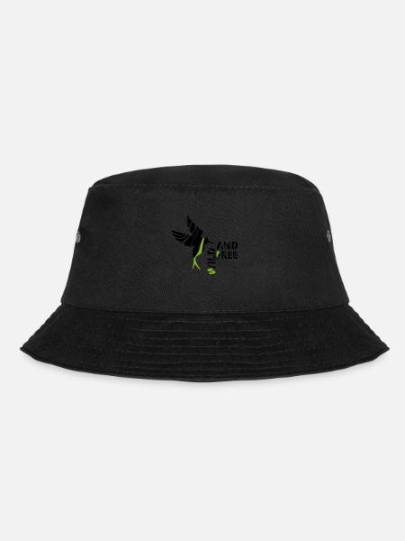 GOWILD Zebravogel - Kolibristyle - Bucket Hat - Schwarz
