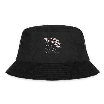 Sakura - Bucket Hat - Schwarz - Vorne - Lela (165cm)
