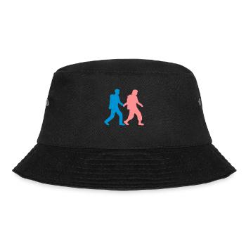 Couple goes hiking - Bucket Hat - black - Front - Lela (165cm)