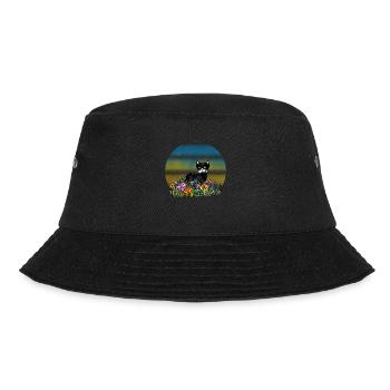 Cat - Bucket Hat - black - Front - Lela (165cm)