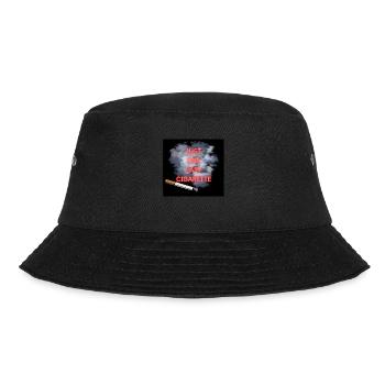 Just one last cigarette - Bucket Hat - Schwarz - Vorne - Lela (165cm)