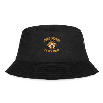 music in my ears - Bucket Hat - black - Front - Lela (165cm)