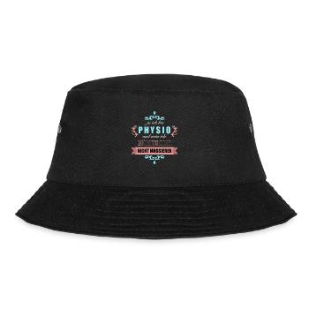 Physiotherapeut Physio Massage Geschenk - Bucket Hat - Schwarz - Vorne - Lela (165cm)