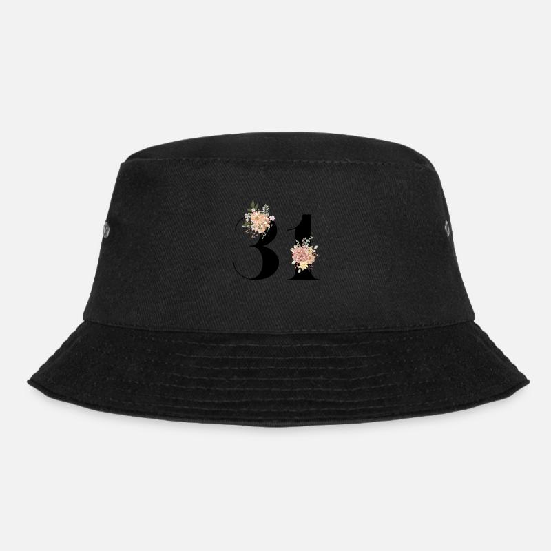 31e anniversaire fleuris (Cadeau de 31 ans) - Bob - noir