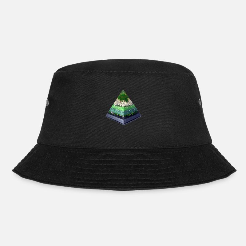 Baum der Seelen Pyramide - Bucket Hat - Schwarz