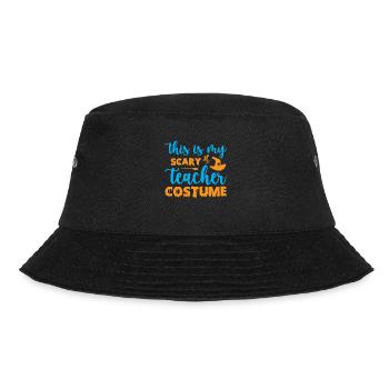 This is my scary teacher costume humor halloween - Bucket Hat - black - Front - Lela (165cm)