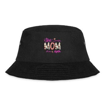 Stolze Mama Mutter Mami Lebensaufgabe Kinder Kind - Bucket Hat - Schwarz - Vorne - Lela (165cm)