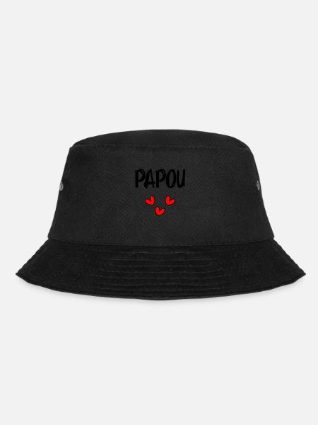 PAPOU. PAPA. FÊTE DES PÈRES. BONNE FÊTE PAPA - Bob - noir