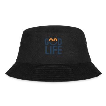 Gutes Leben - Bucket Hat - Schwarz - Vorne - Lela (165cm)