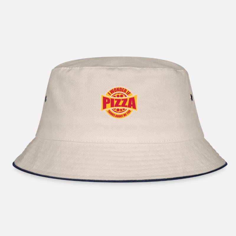 pizza thinks about me Bucket Hat