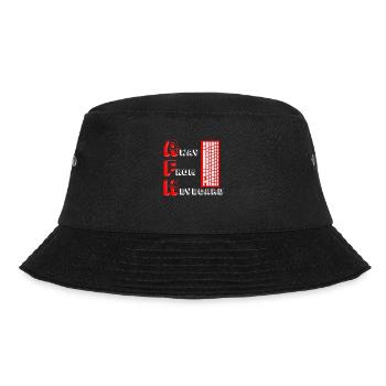 AFK | Away from keyboard - Bucket Hat - black - Front - Lela (165cm)