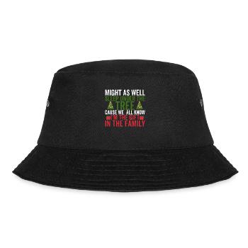 Könnte genauso gut unter dem Baum schlafen, weil wir alle - Bucket Hat - Schwarz - Vorne - Lela (165cm)