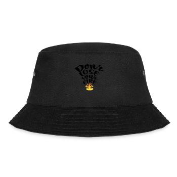 Don ́t lose your Fire - Bucket Hat - black - Front - Lela (165cm)