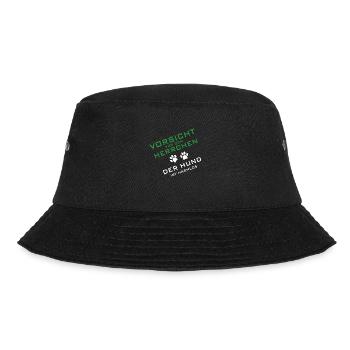 Dog Hund - Bucket Hat - Schwarz - Vorne - Lela (165cm)