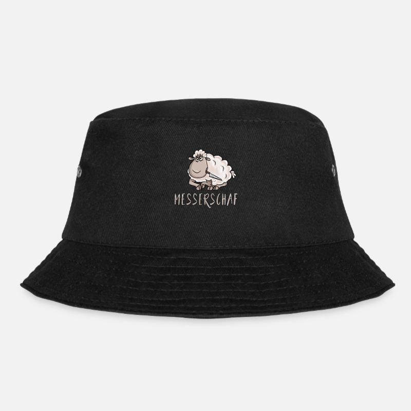 messerschaf - Bucket Hat - Schwarz