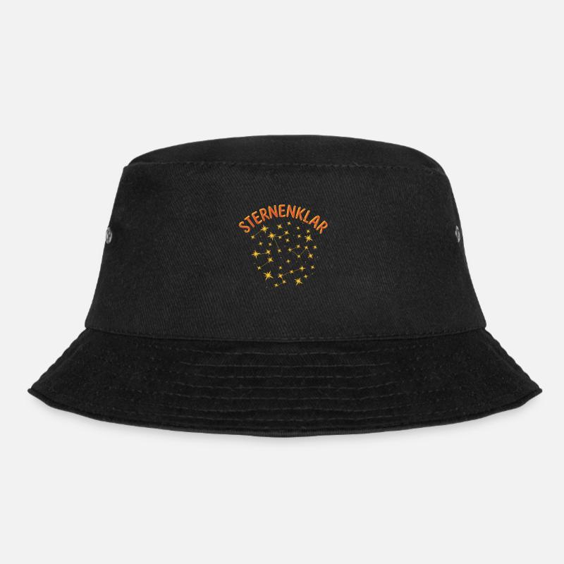 Sternen - Sternenstaub - Bucket Hat - Schwarz