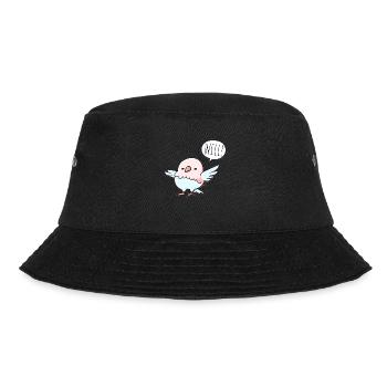 The Serene Bird - Bucket Hat - black - Front - Lela (165cm)