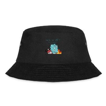 hugadino, Triceratops, cute dinosaur, hot af - Bucket Hat - black - Front - Lela (165cm)