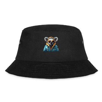 Ours koala de style urbain | Amoureux des koalas - Bob - noir - Devant - Lela (165cm)
